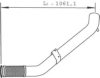 DINEX 28502 Exhaust Pipe